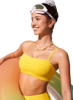 Adjustable Strap Padded Bikini Top