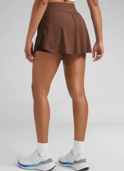 A Line High Rise Pocket Side Slit Skirt 14.5''