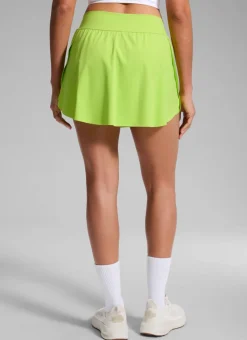 A Line High Rise Pocket Side Slit Skirt 14.5''