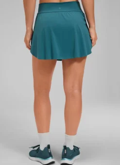 A Line High Rise Pocket Side Slit Skirt 14.5''
