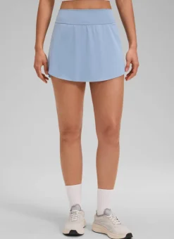 A Line High Rise Pocket Side Slit Skirt 14.5''