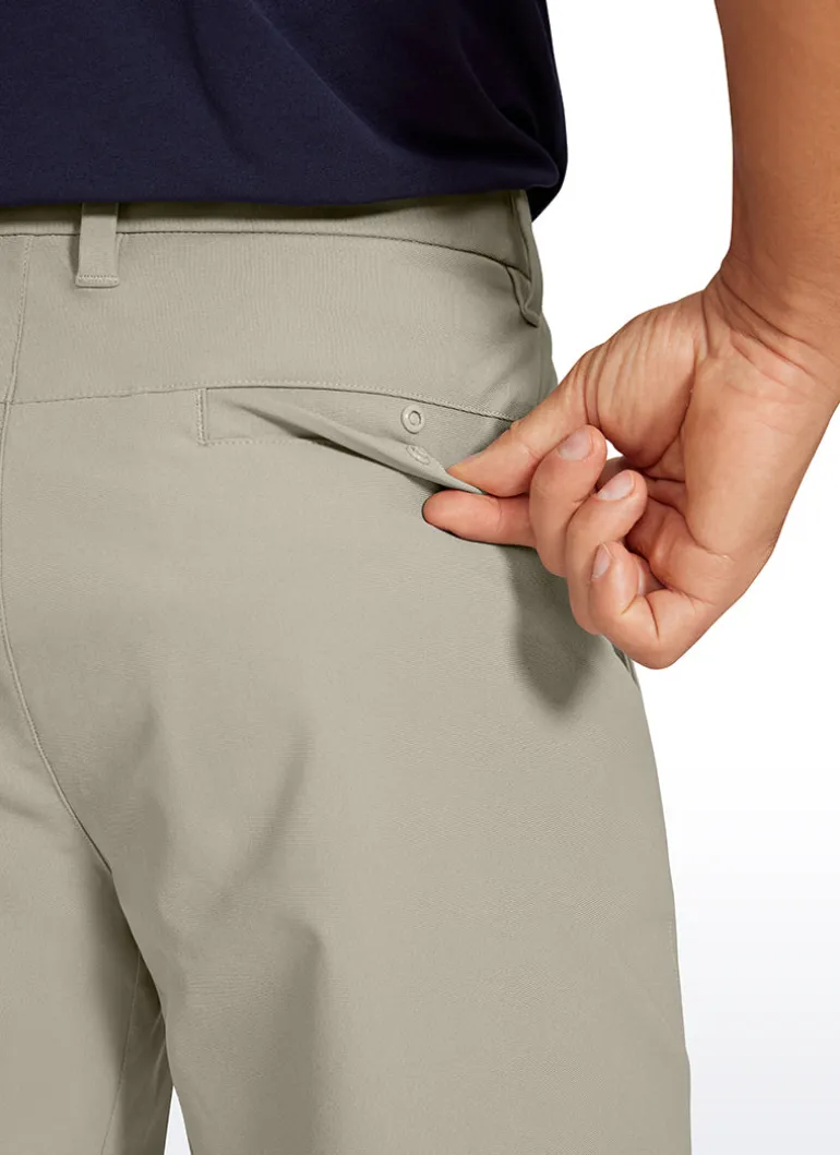 All-Day Comfy Golf Shorts with Pockets 9''