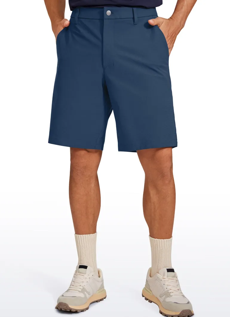 All-Day Comfy Golf Shorts with Pockets 9''