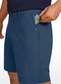 All-Day Comfy Golf Shorts with Pockets 9''