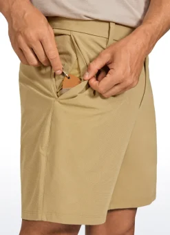 All-Day Comfy Golf Shorts with Pockets 7''