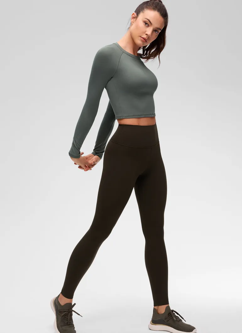 Brushed Feeling Crew Neck Raglan Long Sleeve