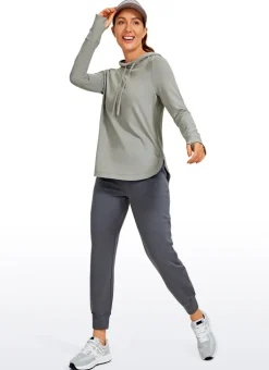 Brushed Feeling Thumbhole Hoodie