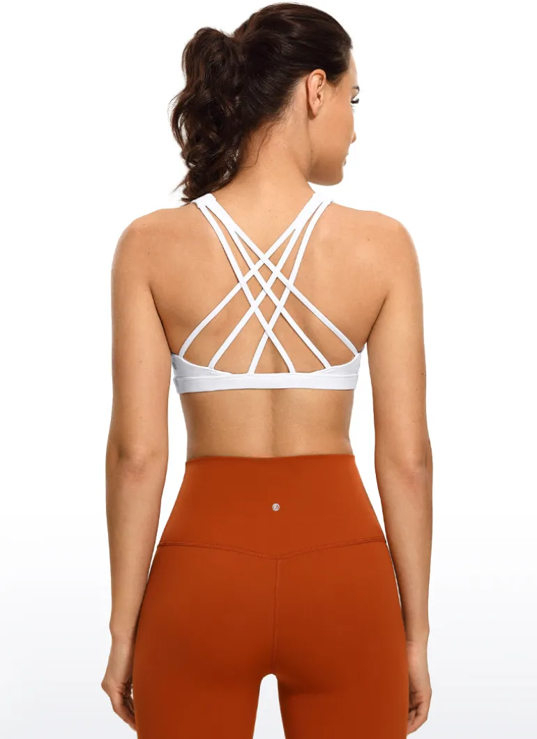 Brushed Nakedfeel Bra Criss Cross Back