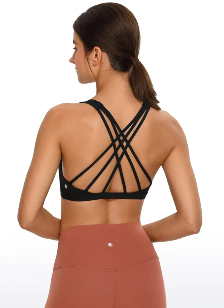 Brushed Nakedfeel Bra Criss Cross Back