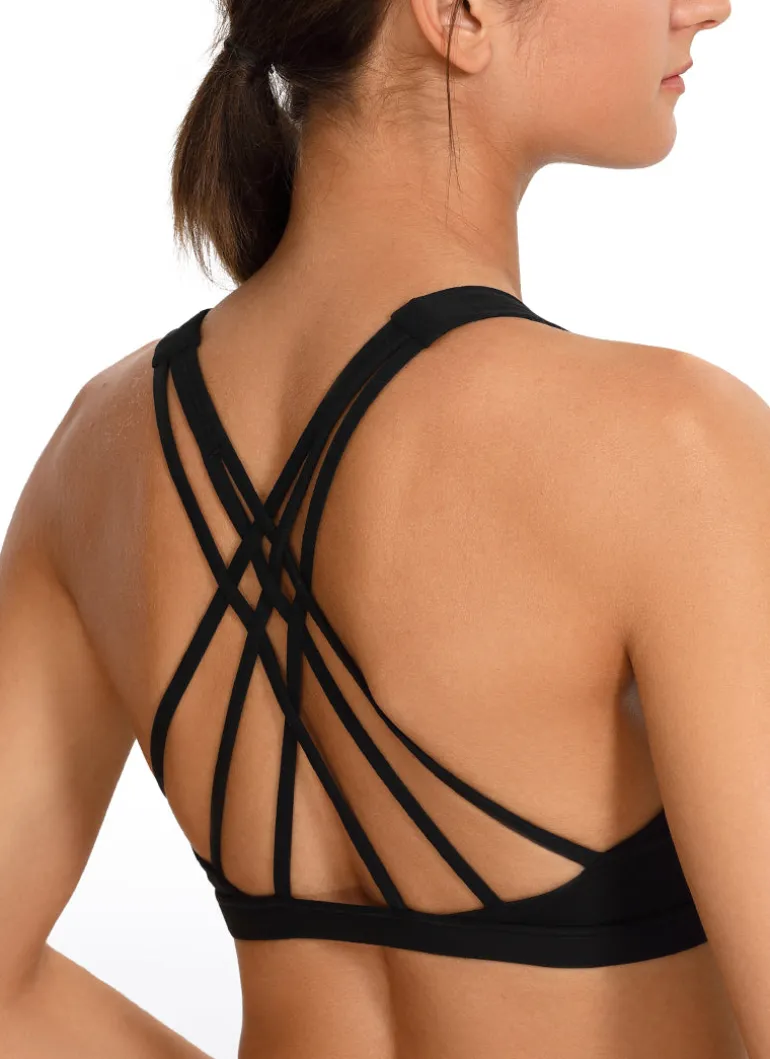 Brushed Nakedfeel Bra Criss Cross Back