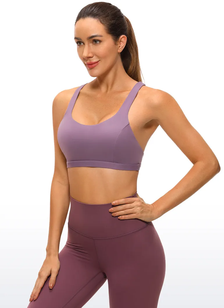 Brushed Nakedfeel Bra Criss Cross Back