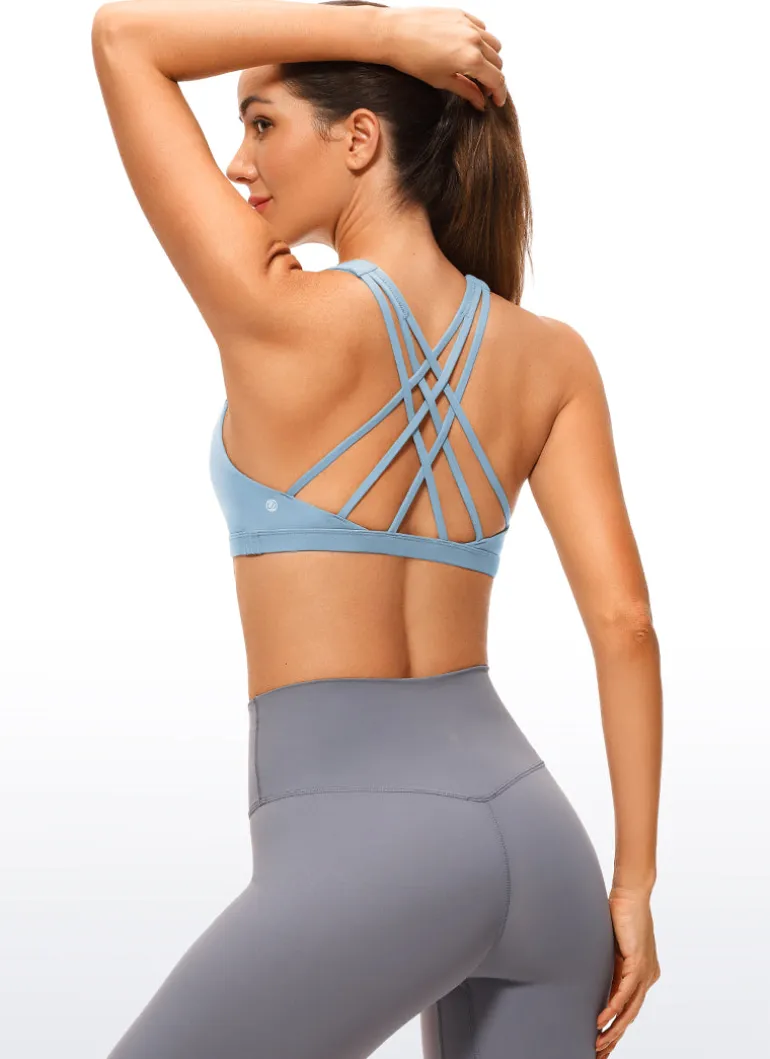 Brushed Nakedfeel Bra Criss Cross Back