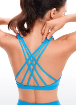 Brushed Nakedfeel Bra Criss Cross Back