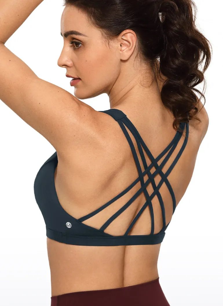 Brushed Nakedfeel Bra Criss Cross Back