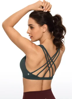 Brushed Nakedfeel Bra Criss Cross Back