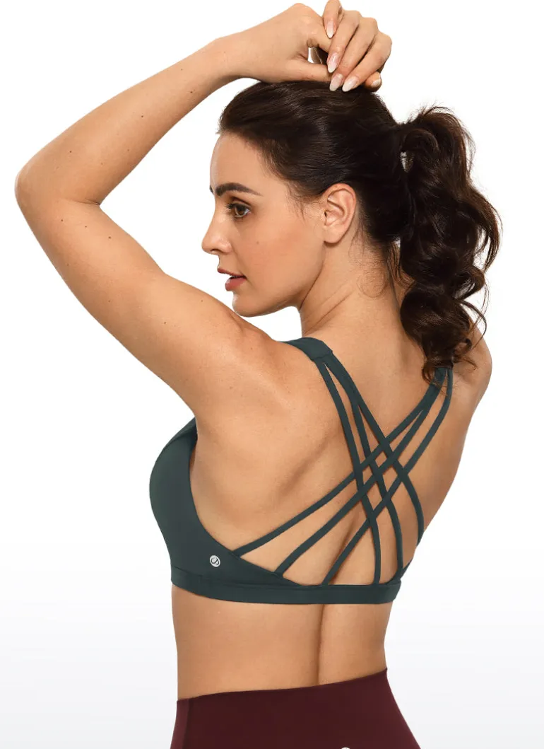 Brushed Nakedfeel Bra Criss Cross Back