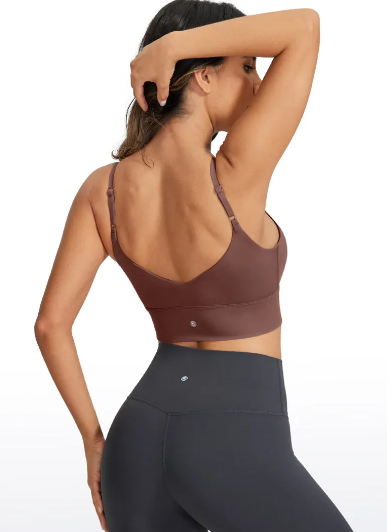 Brushed Nakedfeel Longline Adjustable Bra
