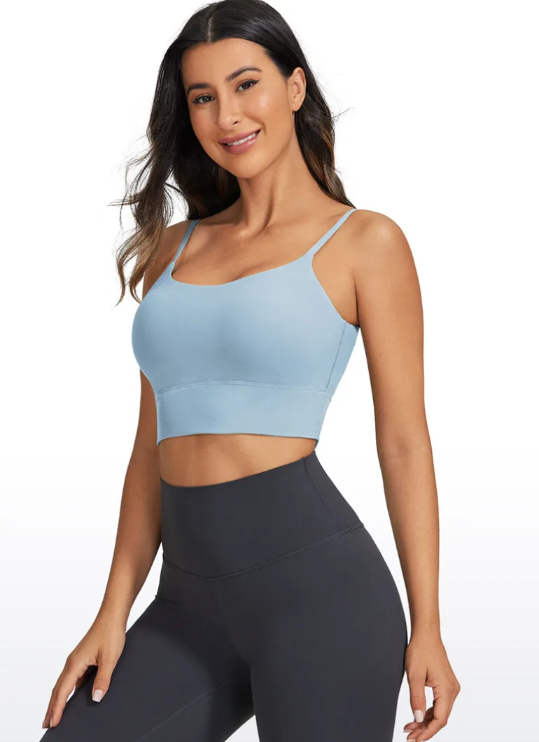 Brushed Nakedfeel Longline Adjustable Bra
