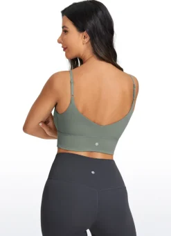 Brushed Nakedfeel Longline Adjustable Bra