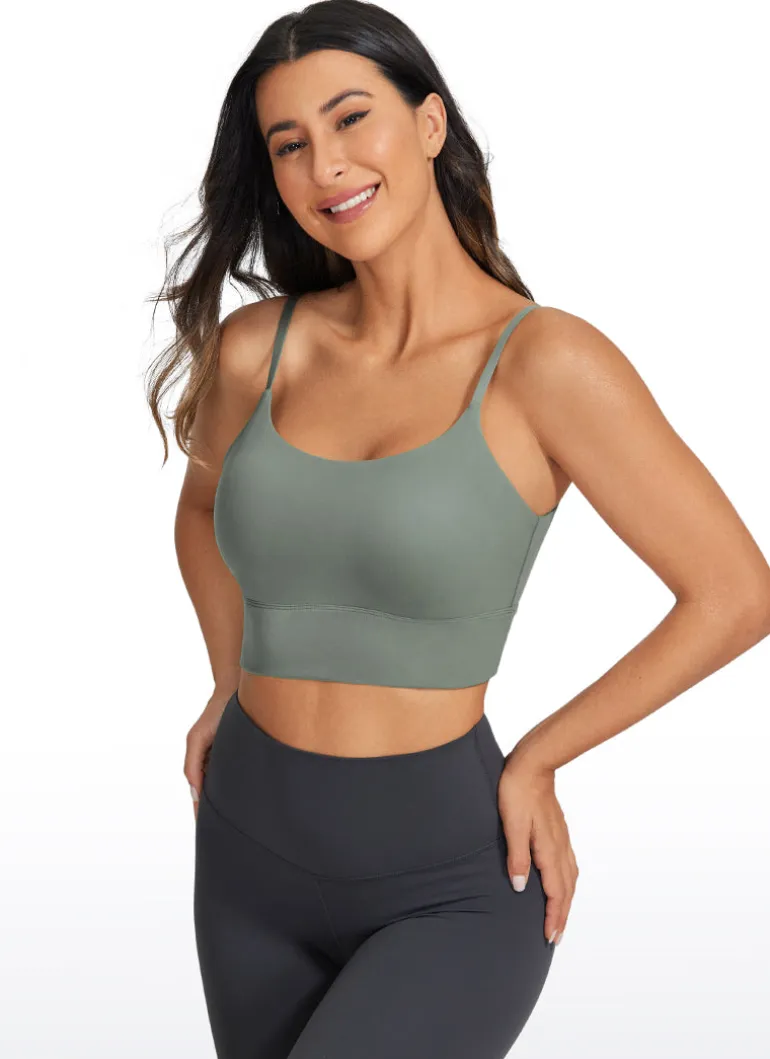 Brushed Nakedfeel Longline Adjustable Bra