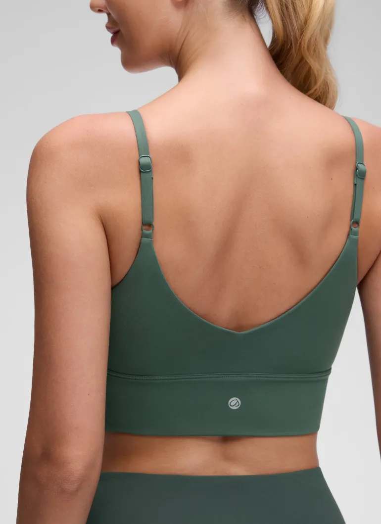 Brushed Nakedfeel Longline Adjustable Bra