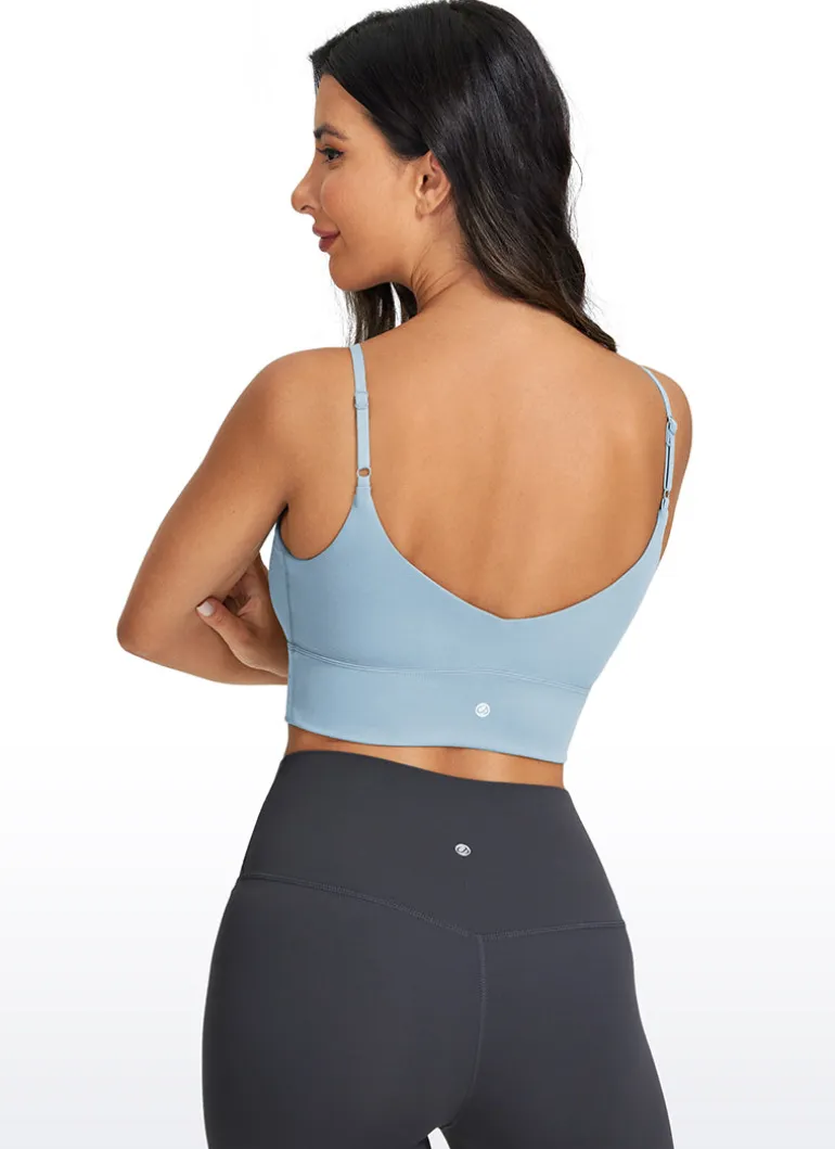 Brushed Nakedfeel Longline Adjustable Bra