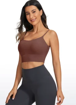 Brushed Nakedfeel Longline Adjustable Bra