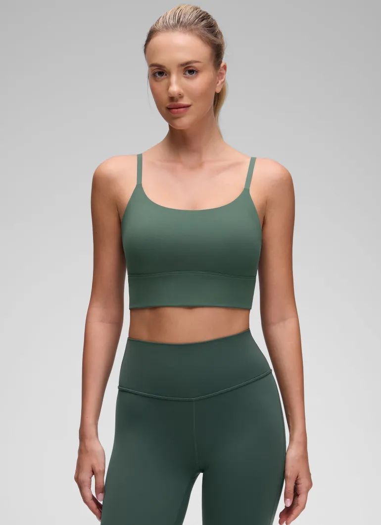 Brushed Nakedfeel Longline Adjustable Bra