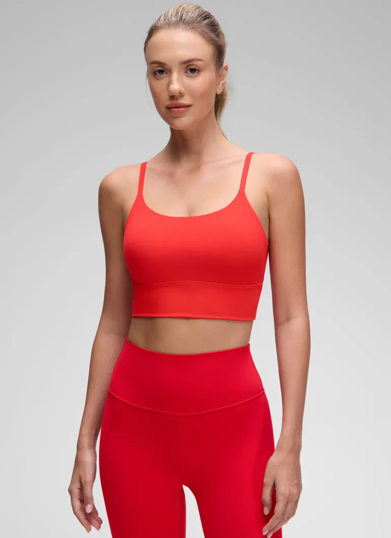 Brushed Nakedfeel Longline Adjustable Bra