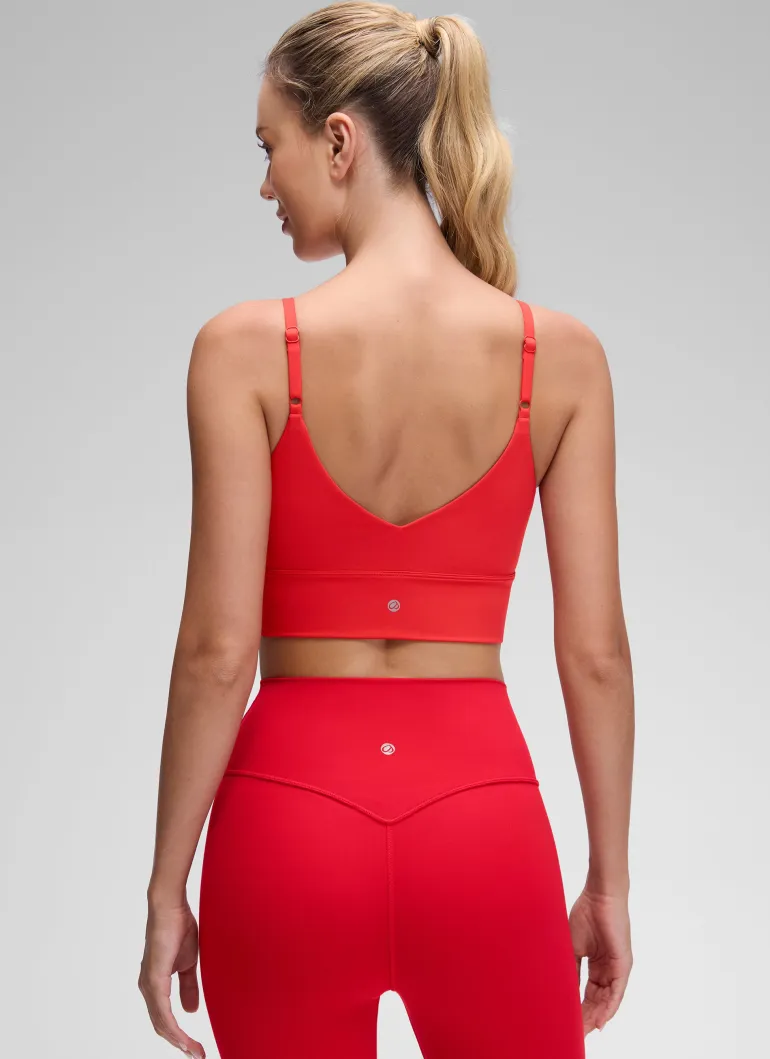 Brushed Nakedfeel Longline Adjustable Bra