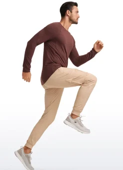Brushed Slim-Fit Long Sleeve