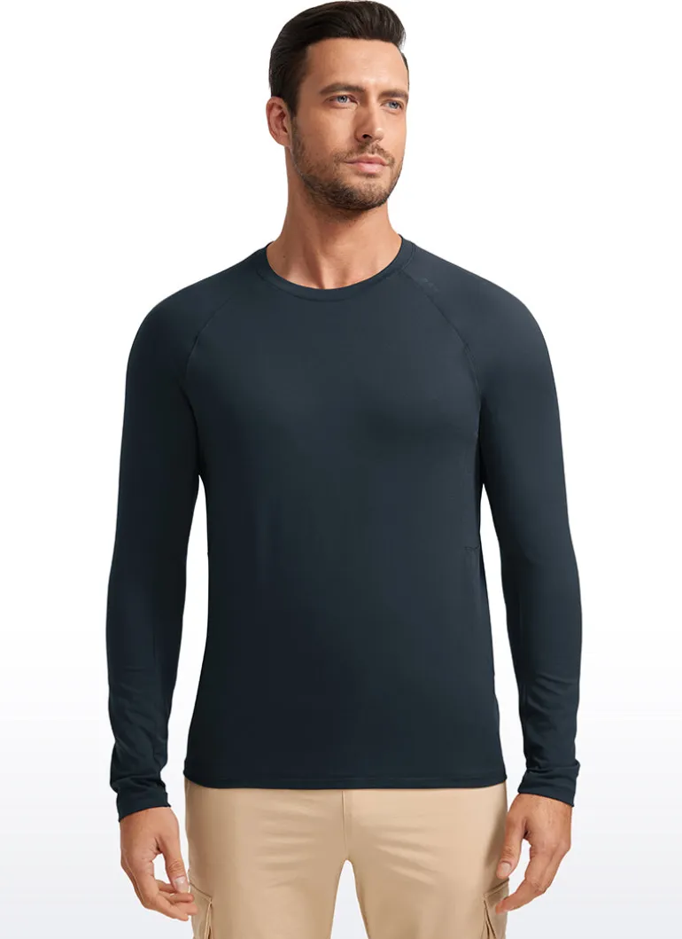 Brushed Slim-Fit Long Sleeve