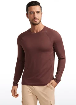 Brushed Slim-Fit Long Sleeve