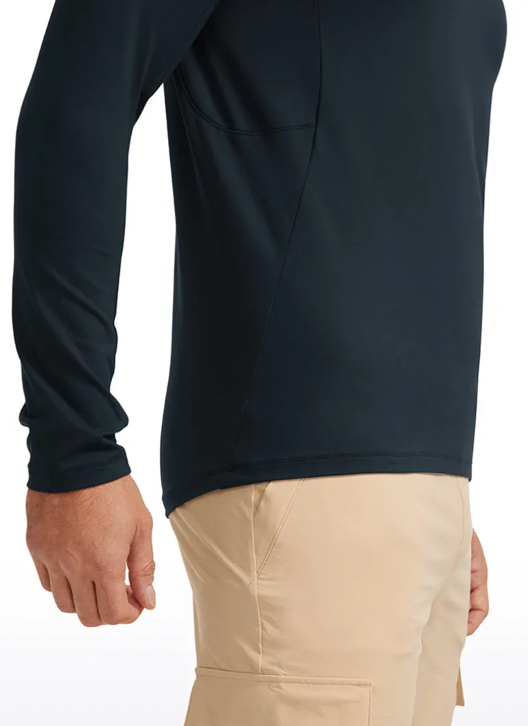 Brushed Slim-Fit Long Sleeve