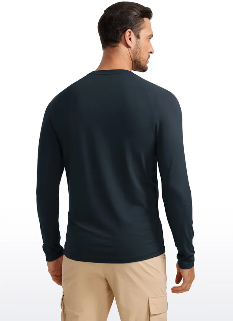 Brushed Slim-Fit Long Sleeve