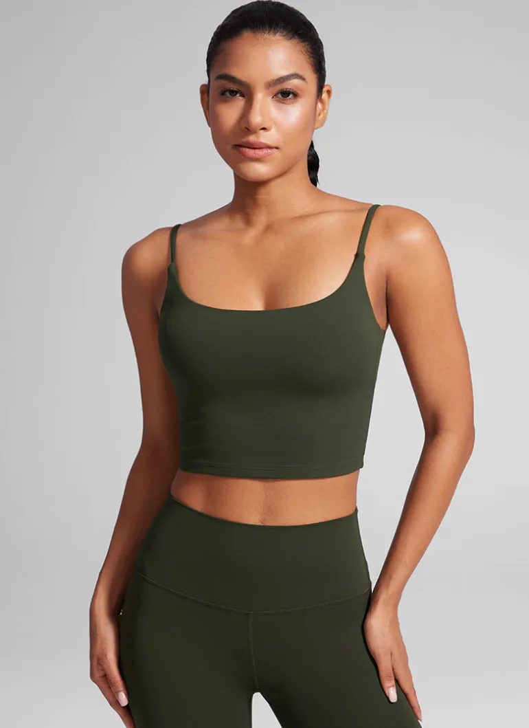 Butterlift® Built in Bra Cropped Tank