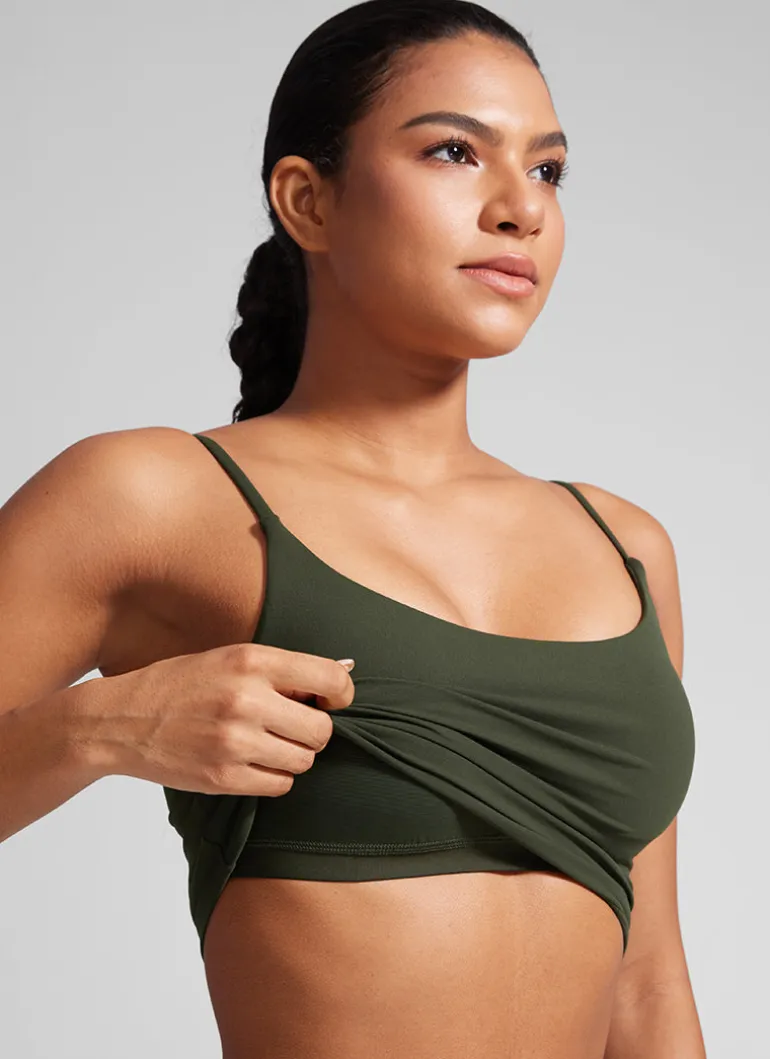 Butterlift® Built in Bra Cropped Tank