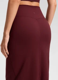Butterlift® High Rise Back Slit Maxi Pencil Skirt