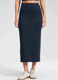 Butterlift® High Rise Back Slit Maxi Pencil Skirt