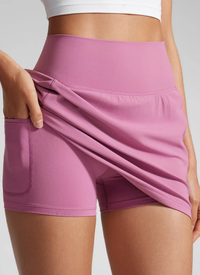 Butterlift® High Rise Pocket A Line Skirt 15''