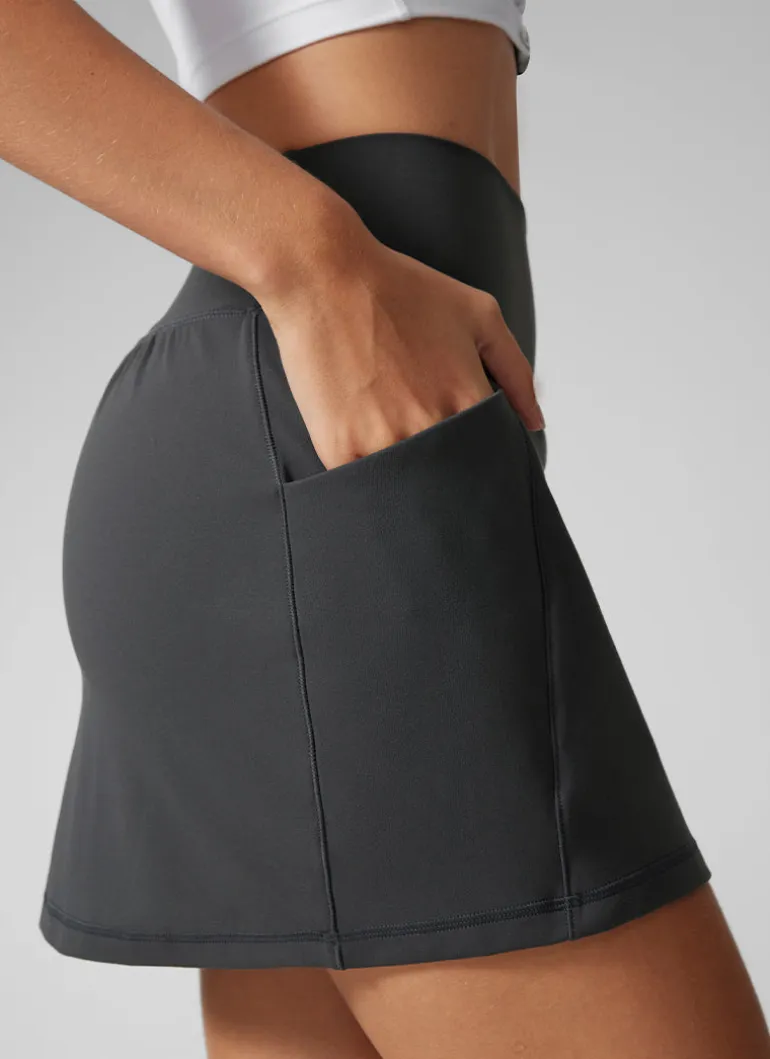 Butterlift® High Rise Pocket A Line Skirt 15''