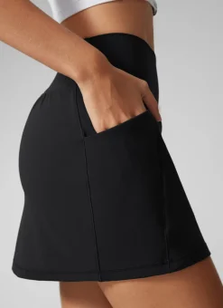 Butterlift® High Rise Pocket A Line Skirt 15''