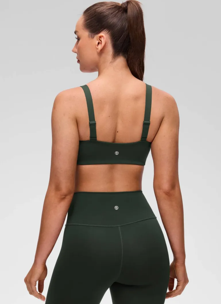 Butterluxe Adjustable Wide Strap Sports Bra