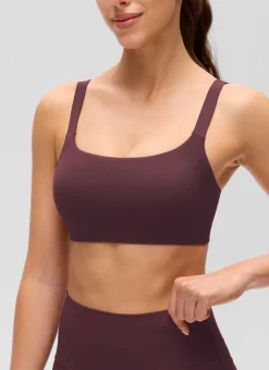 Butterluxe Adjustable Wide Strap Sports Bra