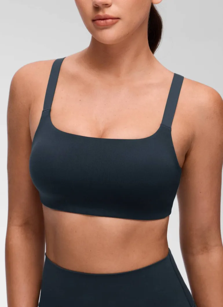 Butterluxe Adjustable Wide Strap Sports Bra