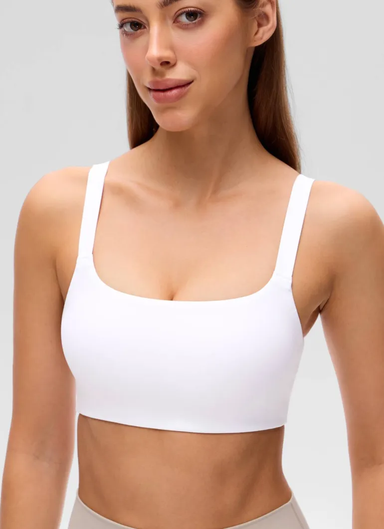 Butterluxe Adjustable Wide Strap Sports Bra