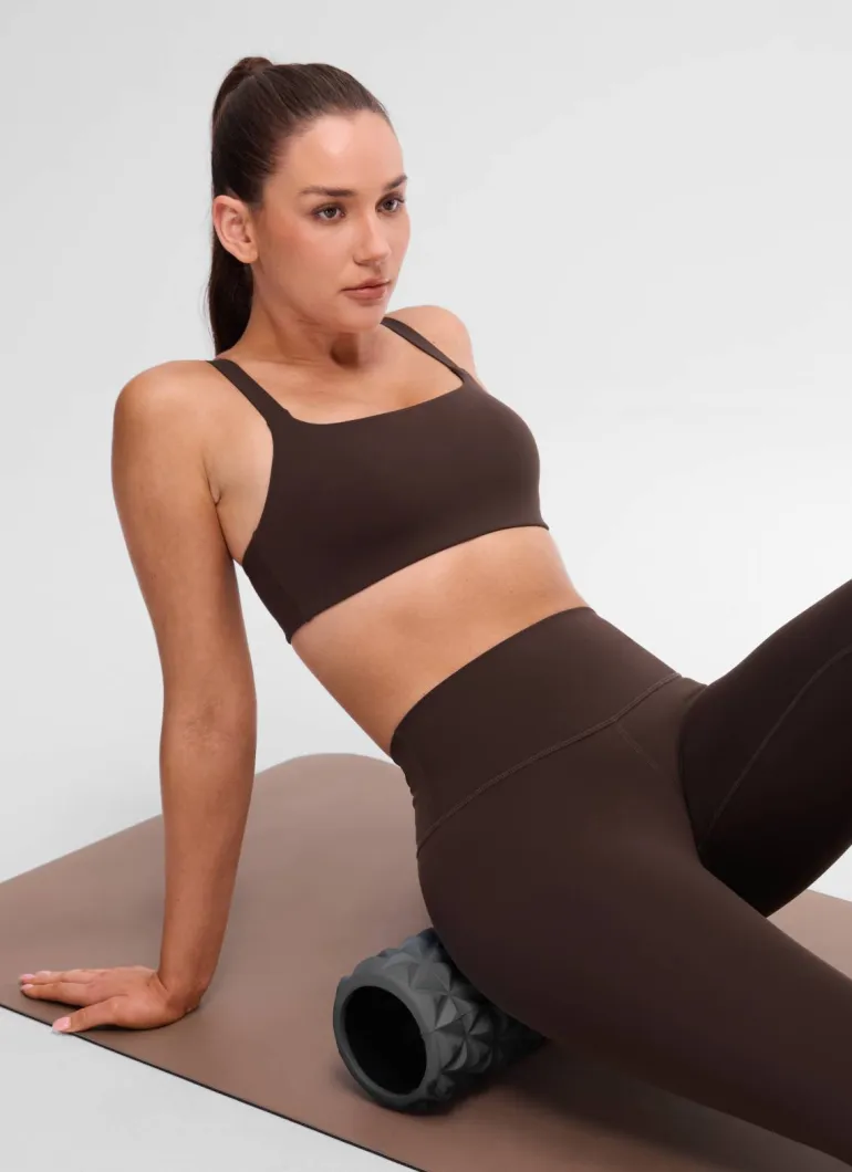 Butterluxe Adjustable Wide Strap Sports Bra