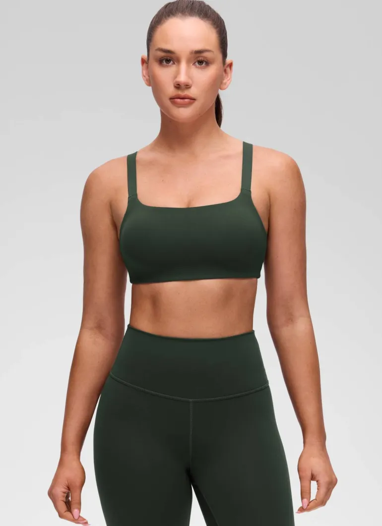 Butterluxe Adjustable Wide Strap Sports Bra