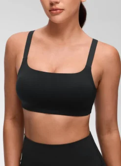 Butterluxe Adjustable Wide Strap Sports Bra
