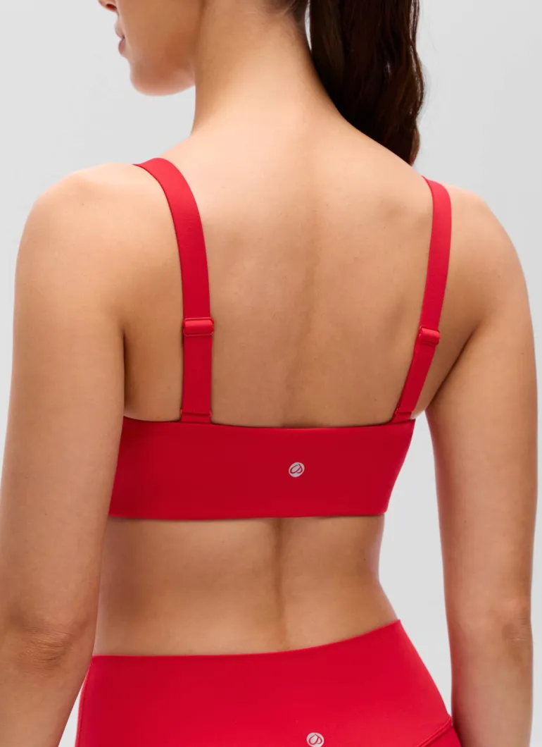 Butterluxe Adjustable Wide Strap Sports Bra